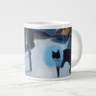 Betsy Cat in Cone Mug Extra Large Mugs