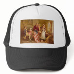 Betsy Ross 1777 by Jean Leon Gerome Ferris Hat