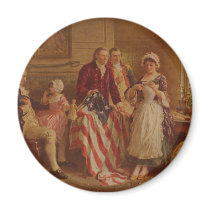 Betsy Ross, 1777, JLG Ferris, c1930 Fridge Magnets
