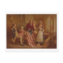 Betsy Ross, 1777, JLG Ferris, c1930 Postcards