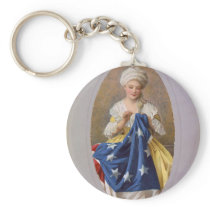 Betsy Ross, c1908, G. Liebscher Key Chain