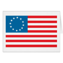 Betsy Ross Flag Greeting Card