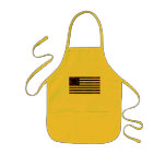 Betsy Ross Flag, Fiery Line Art Aprons