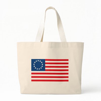 Betsy Ross Flag Tote Bag by FlagTshirts
