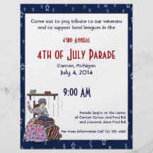 Betsy Ross hace bandera el 4 de julio Tarjetas Informativas