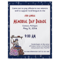 Betsy Ross Make a Flag Memorial Day Flyer