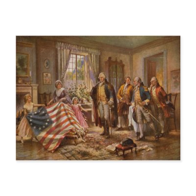 Betsy Ross Post Cards by Dividenda