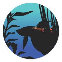 Betta Believe It Round Sticker