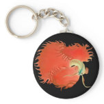 Betta Fighting Fish Keychain
