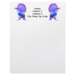 Betta Fighting Fish Letterhead Betta Fighting Fish Letterhead