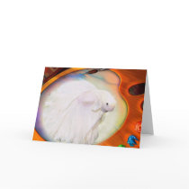 Betta fish greeting card