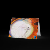 Betta fish greeting card