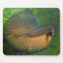 Betta fish mouse pad