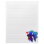 Betta Fish / Siamese Fighting Fish Love Customized Letterhead