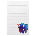 Betta Fish / Siamese Fighting Fish Love Stationery