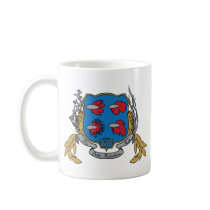 Betta Splendens Coat of Arms Coffee Mug