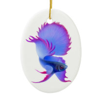 Betta Splendens Fighting Fish Ornament