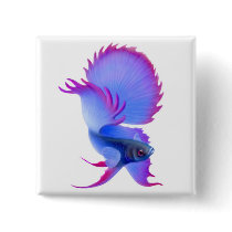 Betta Splendens Fighting Fish Pin