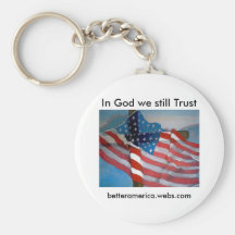 Better America Cross Flag Key Chains