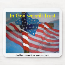 Better America Cross Flag Mouse Mats