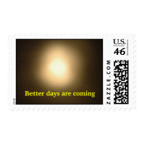 Better days are coming postage by Wookiepooky Better days are coming postage