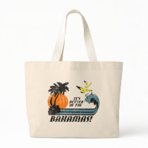 Better in Bahamas Faded Tote Bags