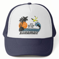 Better in Bahamas Faded Mesh Hat