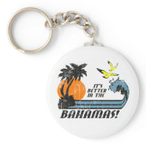 Better in Bahamas Faded Key Chain