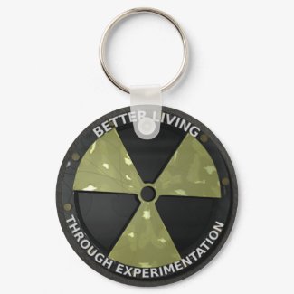 Better Living Through Experimentation Version 2 keychain