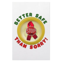 Better Safe Than Sorry Stationery Design