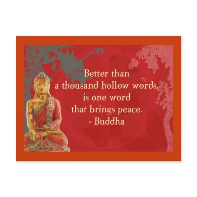 Better than a thousand hollow words... Postcard by ArtLifeCafe