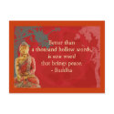 Better than a thousand hollow words... postcards