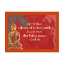 Better than a thousand hollow words... postcards by ArtLifeCafe Better than a thousand hollow words... postcards