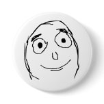 Better Than Expected Face Pinback Buttons