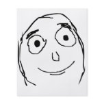 Better Than Expected Rage Face Meme flyers
