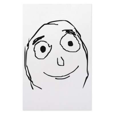 Better Than Expected Rage Face Meme Stationery by MemeRegime