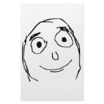 Better Than Expected Rage Face Meme Stationery