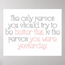 Better Than You Were Yesterday Poster