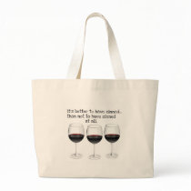 "BETTER TO HAVE ZINNED..."  "THAN NOT TO HAVE ZINN CANVAS BAGS