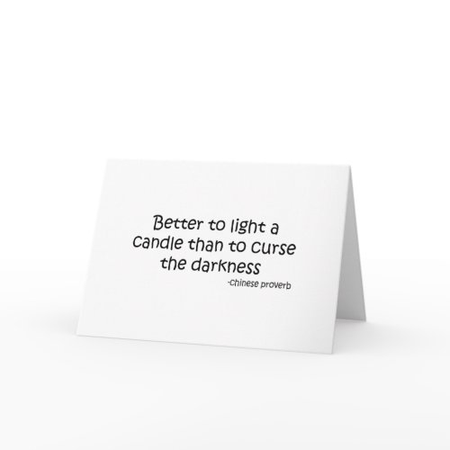Better to Light a Candle quote card