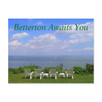 Betterton Awaits You Postcard