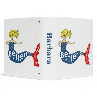 Betterton, Maryland Mermaid Binders by Victoreeah