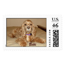 Betti the Cocker Spaniel postage