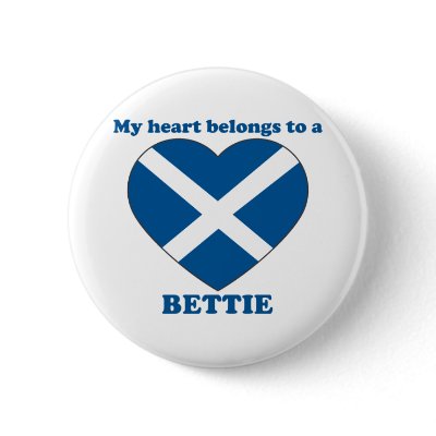 Bettie Pinback Button by ValentinesDayTshirts