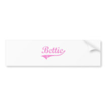 Bettie Classic Style Name Bumper Stickers