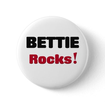 Bettie Rocks Button by nameshirt