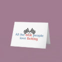 Betting Lover's greetings cards