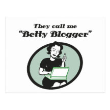 Betty Blogger Post Card