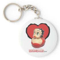 Betty Boop Rubber Duck Key Chain keychains