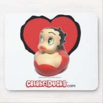 Betty Boop Rubber Duck Mousepad by celebriducks Betty Boop Rubber Duck Mousepad